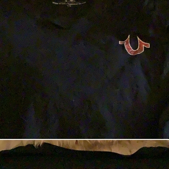 True Religion black t shirt new no tag large - Picture 4 of 4